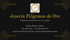 Joyería Filigrana De Oro