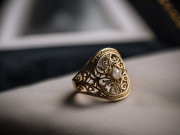 Anillo de filigrana en oro Anillo de filigrana en oro