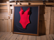 Vestido de baño rojo